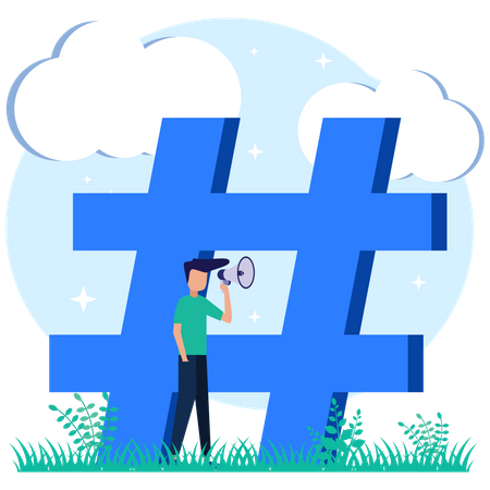 Social Media campaign  Illustration