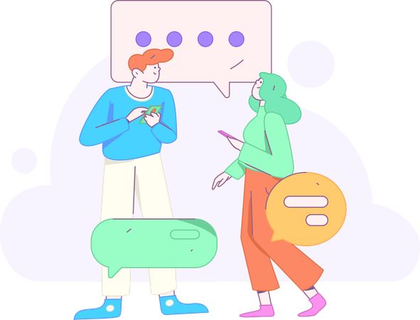 Social-Media-Feedback  Illustration