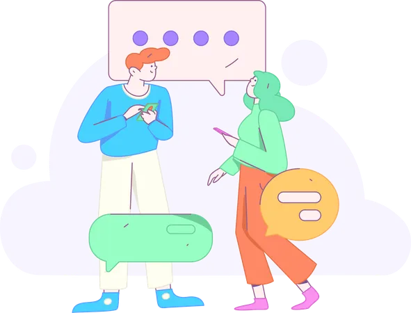 Social-Media-Feedback  Illustration