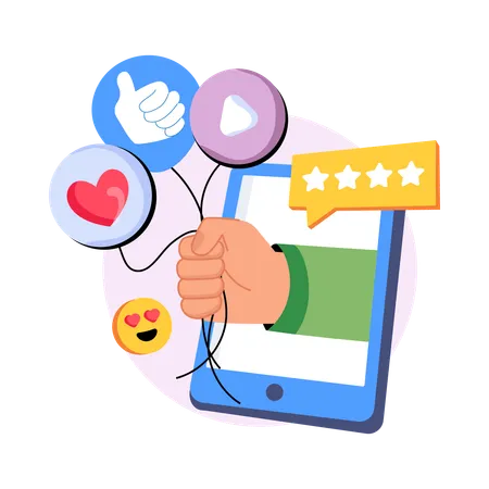 Social-Media-Feedback  Illustration