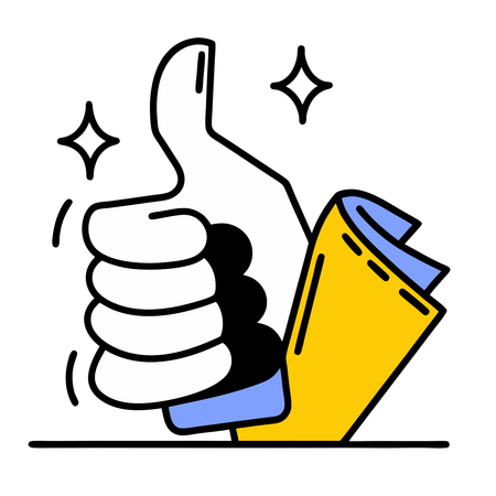 Social Media Gefällt mir  Illustration