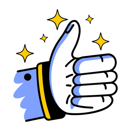Social Media Gefällt mir  Illustration