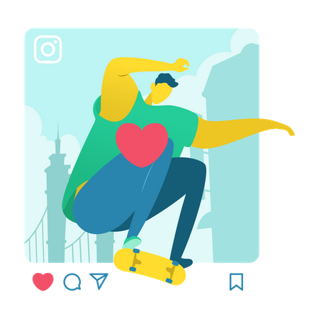 Social Media Gefällt mir  Illustration