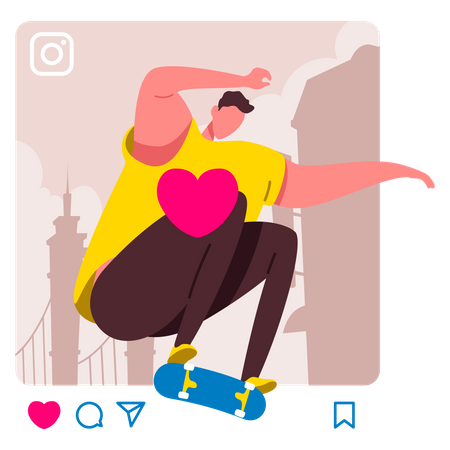 Social Media Gefällt mir  Illustration
