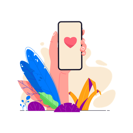 Social Media Gefällt mir  Illustration