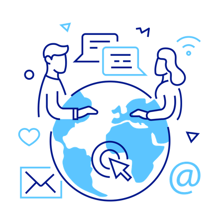 Social Media  Illustration