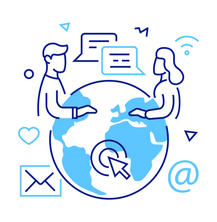 Social Media  Illustration