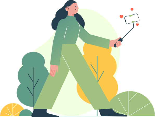 Social Media Influencer  Illustration
