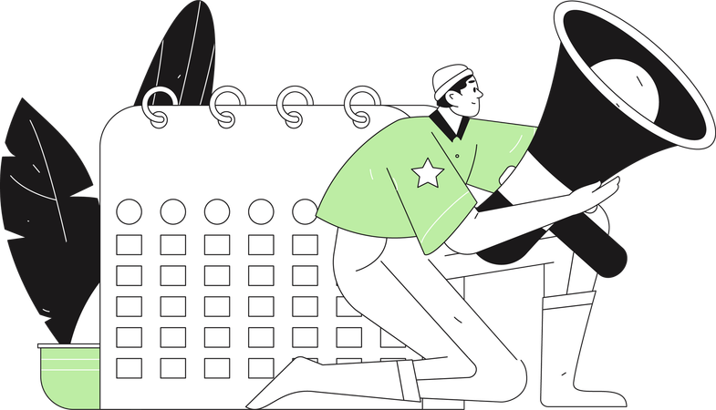 Social Media Marketing  Illustration