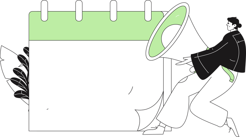 Social Media Marketing  Illustration