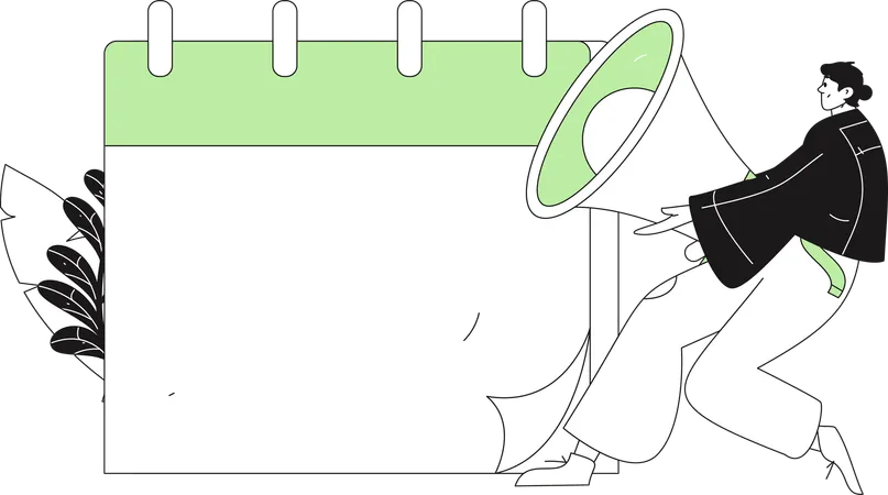 Social Media Marketing  Illustration