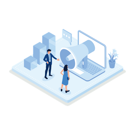 Social Media Platform  일러스트레이션