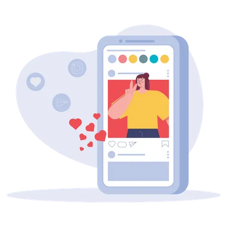 Social media post  Illustration