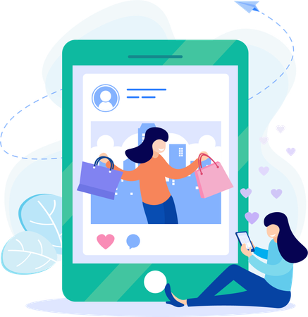 Social media post  Illustration