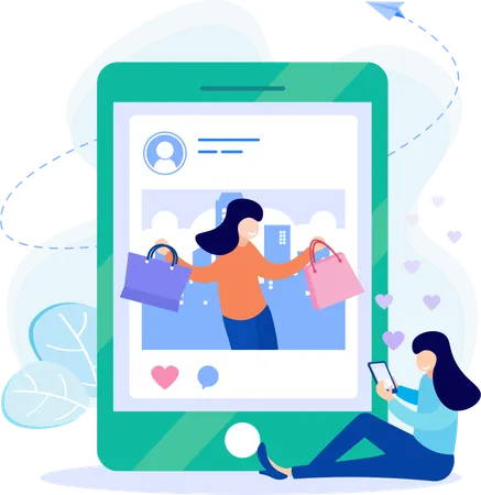 Social media post  Illustration