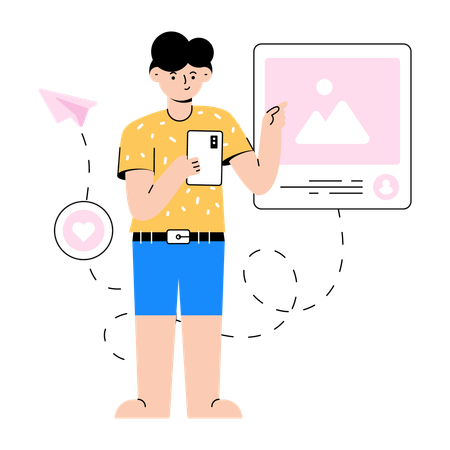Social media post  Illustration