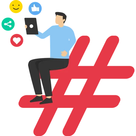 Social network  Illustration