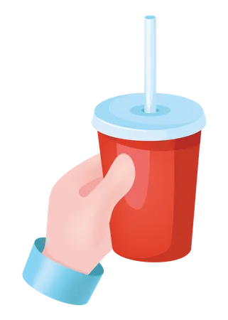 Soda Cup Illustration