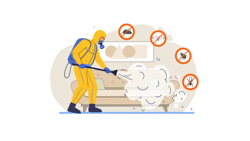 Sofa Cleaning Service Illustration