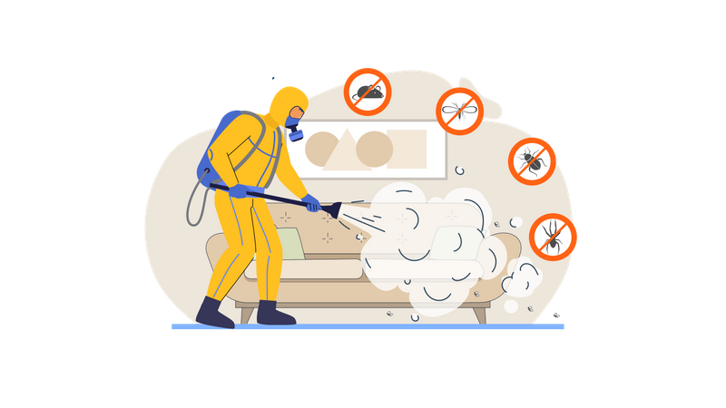 Sofa Cleaning Service  Illustration