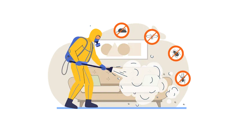 Sofa Cleaning Service  Illustration