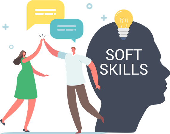 Soft Skills in Business  Illustration