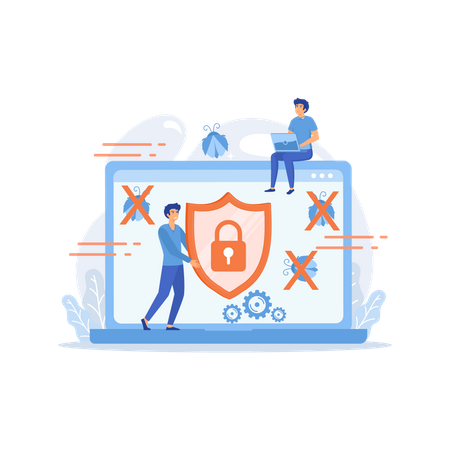 Software antivirus  Ilustración