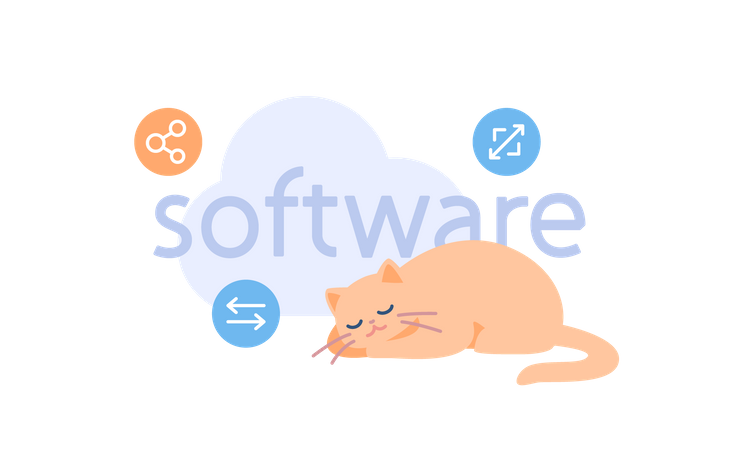 Software como servicio  Ilustración