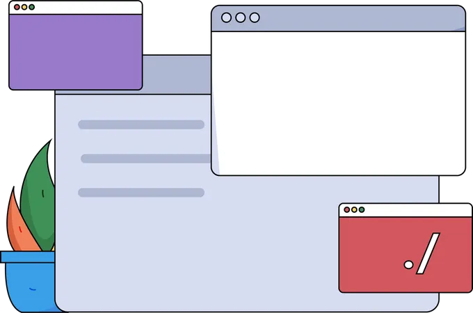 Software de codificación en línea  Ilustración