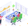 software house illustrations