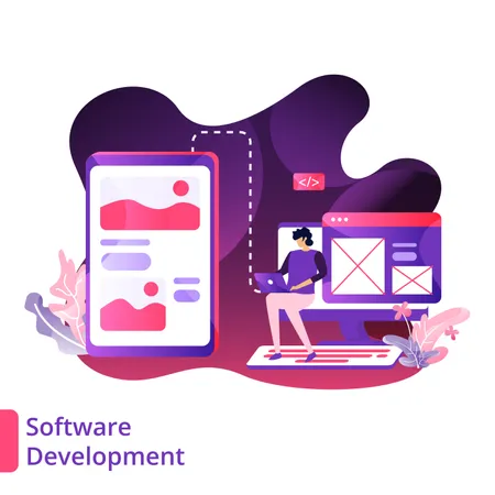 Software Development  Illustration