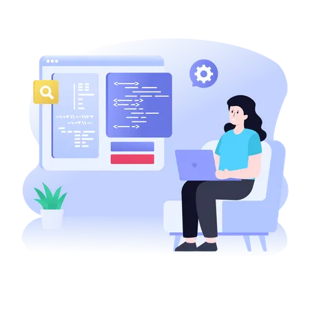 Software Development  Illustration