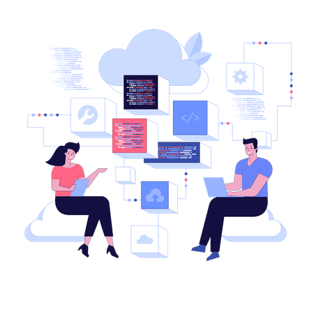 Software development process  Illustration