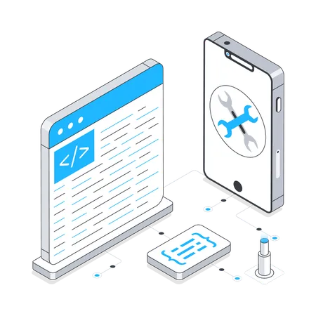 Software-Entwicklung  Illustration