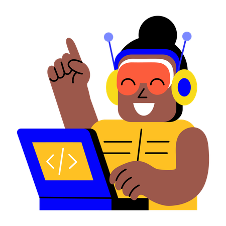 Software testing of robot performed  Illustration