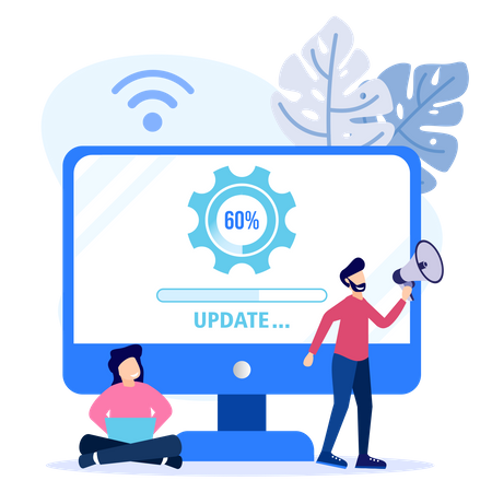 Software Update  Illustration