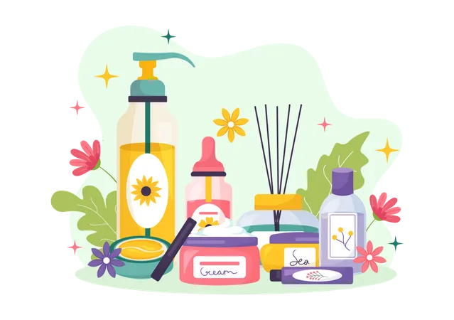 Soins naturels de la peau  Illustration