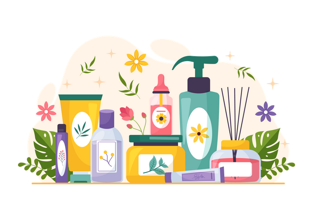 Soins naturels de la peau  Illustration