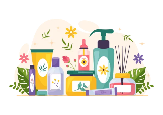 Soins naturels de la peau  Illustration