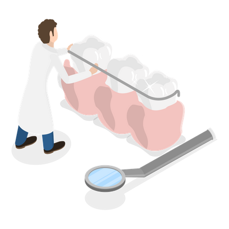 Soins du dentiste  Illustration