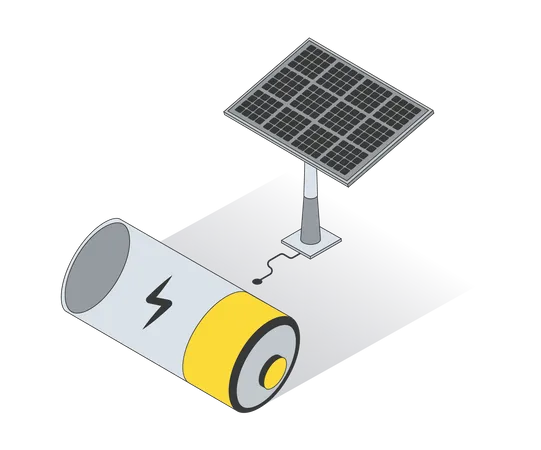 Solar Energy  Illustration