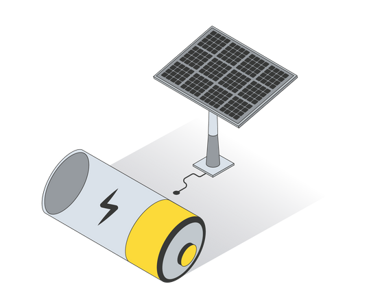 Solar Energy  Illustration