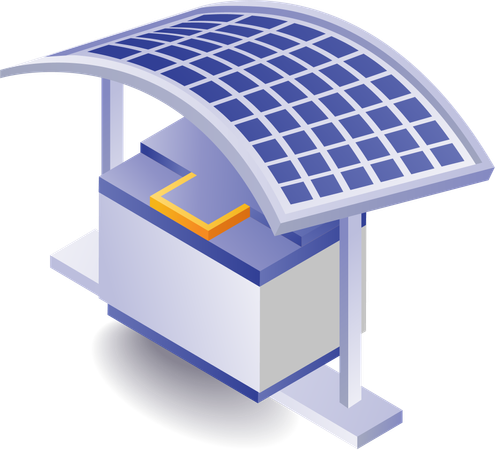 Solar energy is used in domestic purposes  Illustration