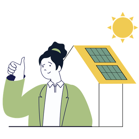 Solar panel  Illustration