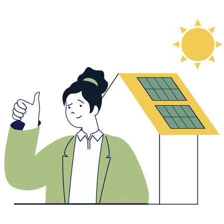 Solar panel  Illustration
