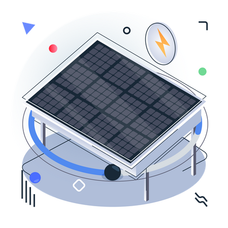 Solar Panel Illustration