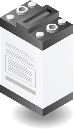 Solar panel energy storage battery system technology  Illustration