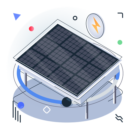 Solar Panel  Illustration