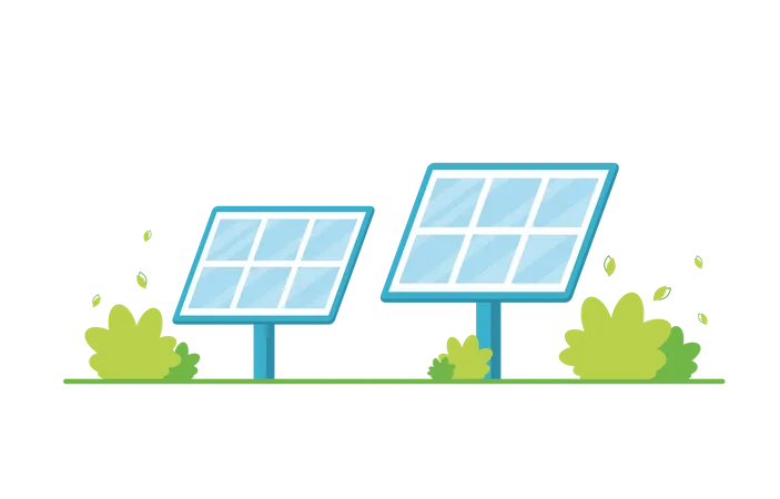 Solar panels  Illustration