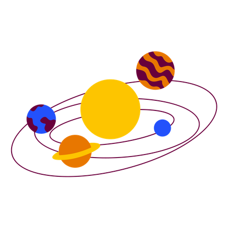 Solar system  Illustration